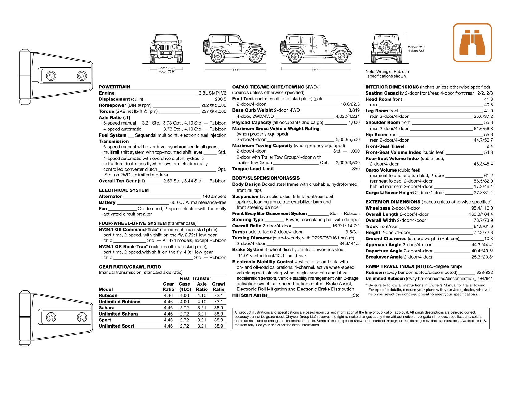 2010 Jeep Wrangler Brochure Page 13